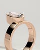 Carmen - Oval Bezel with Cigar Band - 18k Rose Gold