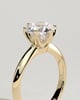 Caroline  6 Claw Knife Edge Solitaire - 18k Yellow Gold