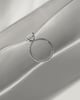 Charlie - 4 Claw Pav Round Solitaire with Hidden Halo Lifestyle Image