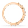 Chiara  Accent Stones Wedding Ring - 18k Rose Gold