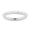 Chiara  Accent Stones Wedding Ring - 18k White Gold