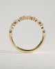 Chiara - Round Marquise Accent Stone Wedding Ring - 18k Yellow Gold