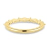 Chiara  Accent Stones Wedding Ring - 18k Yellow Gold