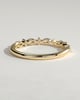 Chiara - Round Marquise Accent Stone Wedding Ring - 18k Yellow Gold