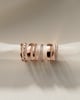 Christina - Round Channel Set Wedding Ring - 18k Rose Gold