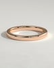 Christina - Round Channel Set Wedding Ring - 18k Rose Gold