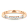 Christina  Channel Set Wedding Ring - 18k Rose Gold