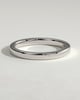 Christina - Round Channel Set Wedding Ring - 18k White Gold