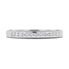 Christina  Channel Set Wedding Ring - 18k White Gold