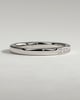Christina - Round Channel Set Wedding Ring - 18k White Gold
