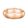 Classic Dome Mens Wedding Ring - 9k Rose Gold