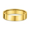 Classic Flat Mens Wedding Ring - 9k Yellow Gold