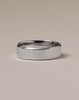 Classic Flat Bevel Mens Wedding Ring Lifestyle Image