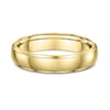 Classic Round Bevel Mens Wedding Ring - 9k Yellow Gold