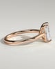 Dakota - Radiant Solitaire with Trellis Setting - 18k Rose Gold