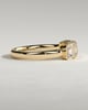 Dallas - Emerald Bezel Set Wedding Ring - 5 stones 18k Yellow Gold