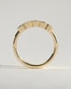 Dallas - Emerald Bezel Set Wedding Ring - 5 stones 18k Yellow Gold