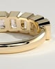 Dallas - Emerald Bezel Set Wedding Ring - 5 stones 18k Yellow Gold