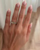 Dallas - Emerald Bezel Set Wedding Ring - 9 stones 18k Yellow Gold