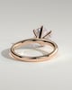 Daniela - Six Claw Solitaire - 18k Rose Gold