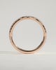 Demi - Demi Two Third Curved Pave Band Wedding Ring - 18k Rose Gold