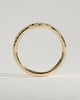 Demi - Demi Two Third Curved Pave Band Wedding Ring - 18k Yellow Gold