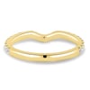 Demi  2/3 Pave Curved Wedding Ring - 18k Yellow Gold