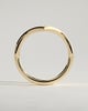 Dominique -  Deep V Band Wedding Ring - 18k Yellow Gold