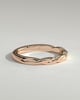 Eden -  Twisted Band Wedding Ring - 18k Rose Gold
