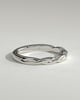 Eden -  Twisted Band Wedding Ring - 18k White Gold
