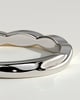 Eden -  Twisted Band Wedding Ring - 18k White Gold