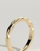 Eden -  Twisted Band Wedding Ring - 18k Yellow Gold