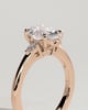 Elena  Oval Trilogy - 18k Rose Gold