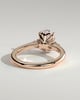 Elena  Oval Trilogy - 18k Rose Gold