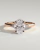 Elena  Oval Trilogy - 18k Rose Gold