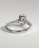 Elena  Oval Trilogy - 18k White Gold