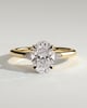 Elena  Oval Trilogy - 18k Yellow Gold