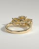 Ella  Round Trilogy with Pav - 18k Yellow Gold