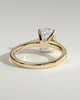 Eloise  Oval Pav Solitaire - 18k Yellow Gold