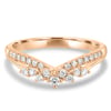Elsa - Studded Tiara Ring - 18k Rose Gold