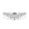Elsa - Studded Tiara Ring - 18k White Gold