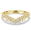 Elsa - Studded Tiara Ring - 18k Yellow Gold