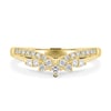 Elsa - Studded Tiara Ring - 18k Yellow Gold