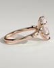 Elsie - Marquise Solitaire with Opposing Marquise Accents - 18k Rose Gold