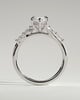 Elsie - Marquise Solitaire with Opposing Marquise Accents - 18k White Gold