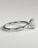 Emma  Oval Solitaire with Hidden Halo - 1ct White Gold