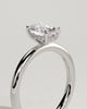 Emma  Oval Solitaire with Hidden Halo - 1ct White Gold