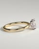 Emma  Oval Solitaire with Hidden Halo - 1ct Yellow Gold/White Gold