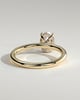 Emma  Oval Solitaire with Hidden Halo - 1ct Yellow Gold