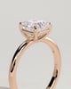 Emmy - 4 Claw Asscher Solitaire - 18k Rose Gold